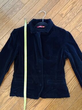 SO Black Velvet Blazer Jacket